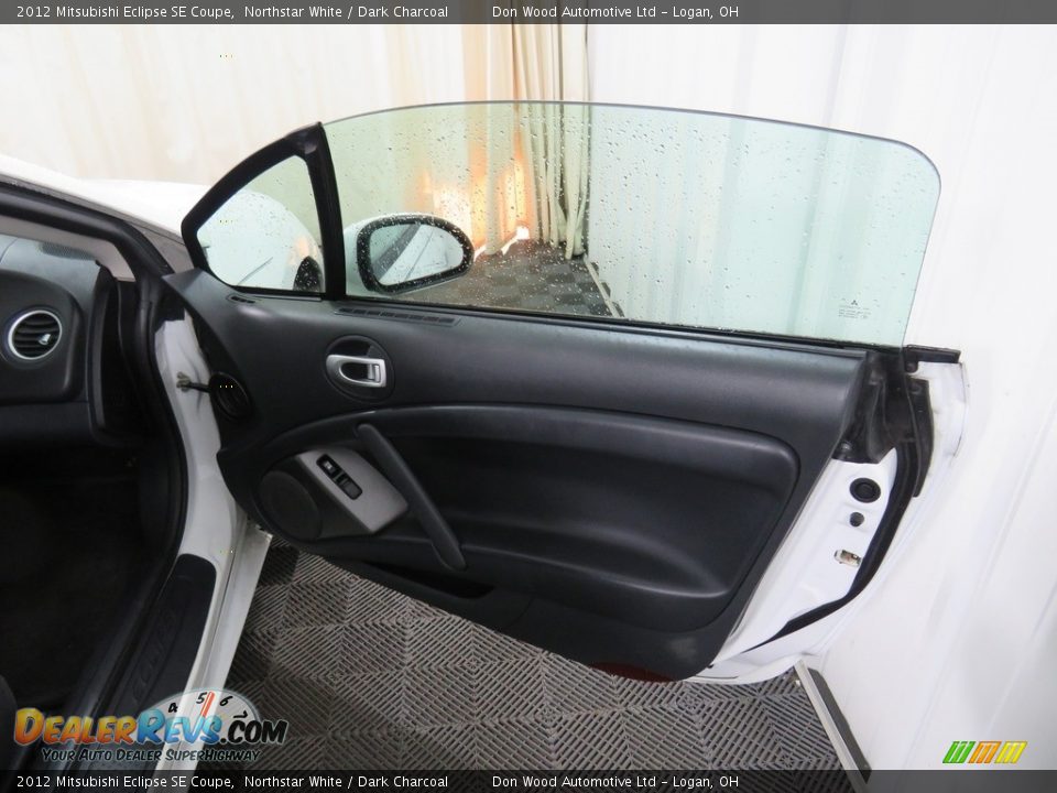 2012 Mitsubishi Eclipse SE Coupe Northstar White / Dark Charcoal Photo #30