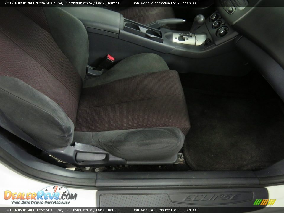 2012 Mitsubishi Eclipse SE Coupe Northstar White / Dark Charcoal Photo #31