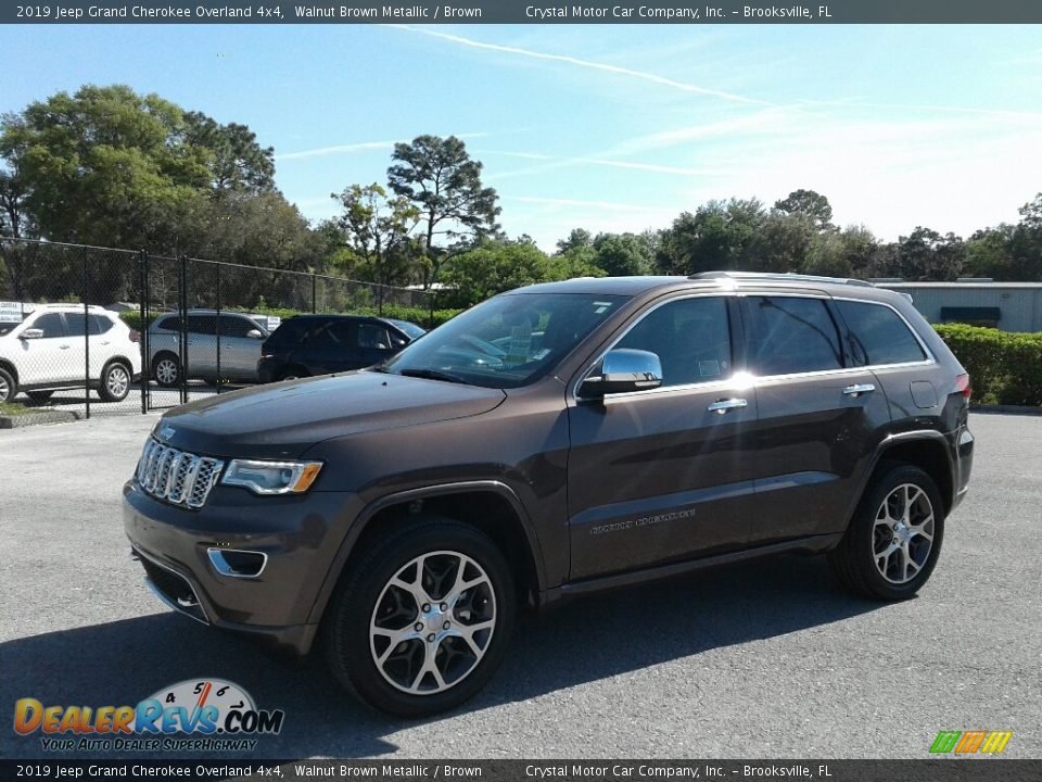 2019 Jeep Grand Cherokee Overland 4x4 Walnut Brown Metallic / Brown Photo #1