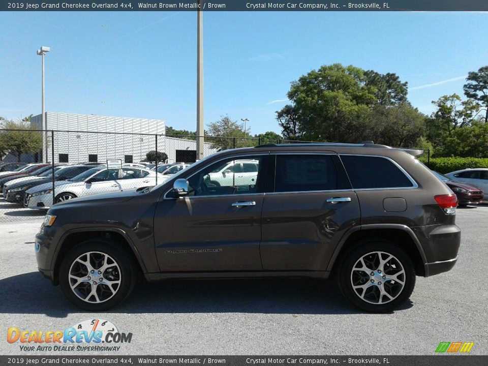 2019 Jeep Grand Cherokee Overland 4x4 Walnut Brown Metallic / Brown Photo #2