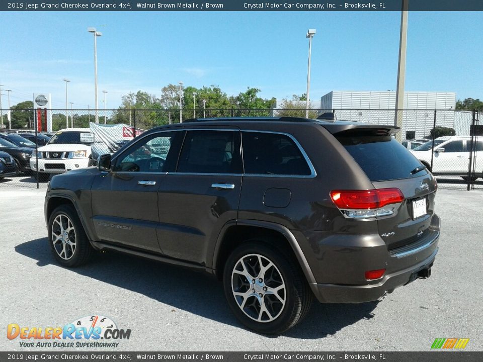 2019 Jeep Grand Cherokee Overland 4x4 Walnut Brown Metallic / Brown Photo #3