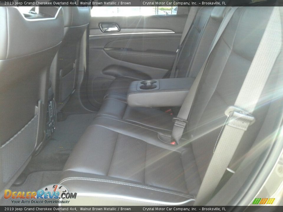 2019 Jeep Grand Cherokee Overland 4x4 Walnut Brown Metallic / Brown Photo #10