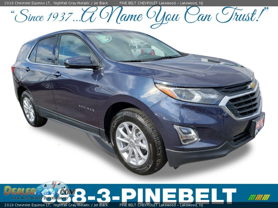 2019 Chevrolet Equinox LT Nightfall Gray Metallic / Jet Black Photo #1