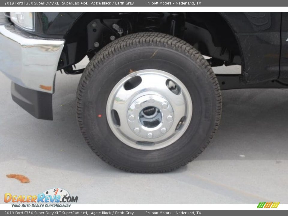 2019 Ford F350 Super Duty XLT SuperCab 4x4 Agate Black / Earth Gray Photo #5