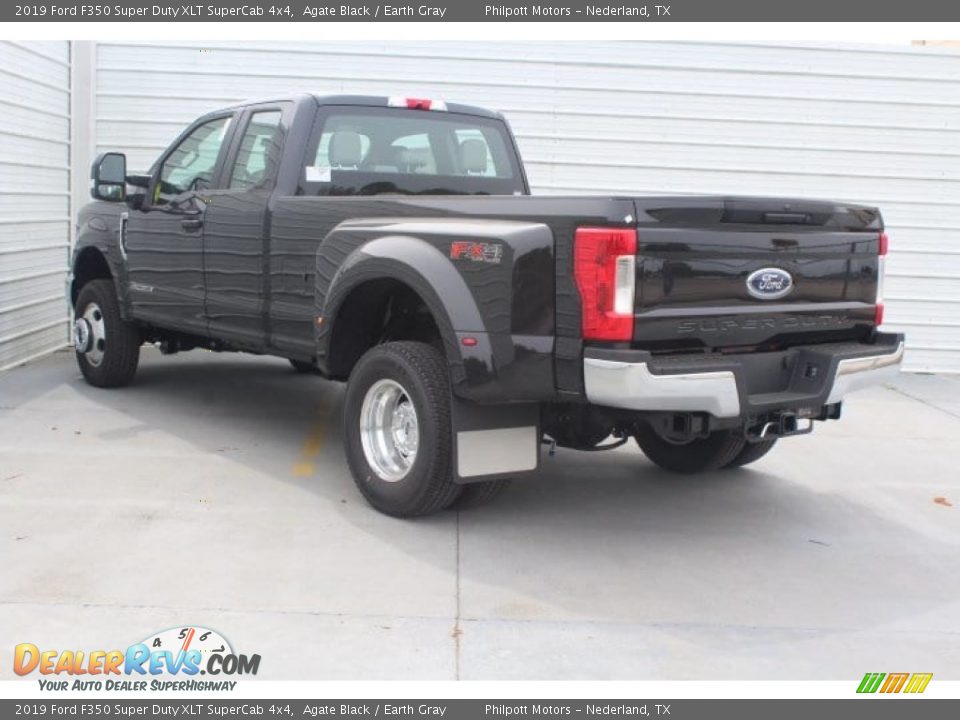 2019 Ford F350 Super Duty XLT SuperCab 4x4 Agate Black / Earth Gray Photo #6