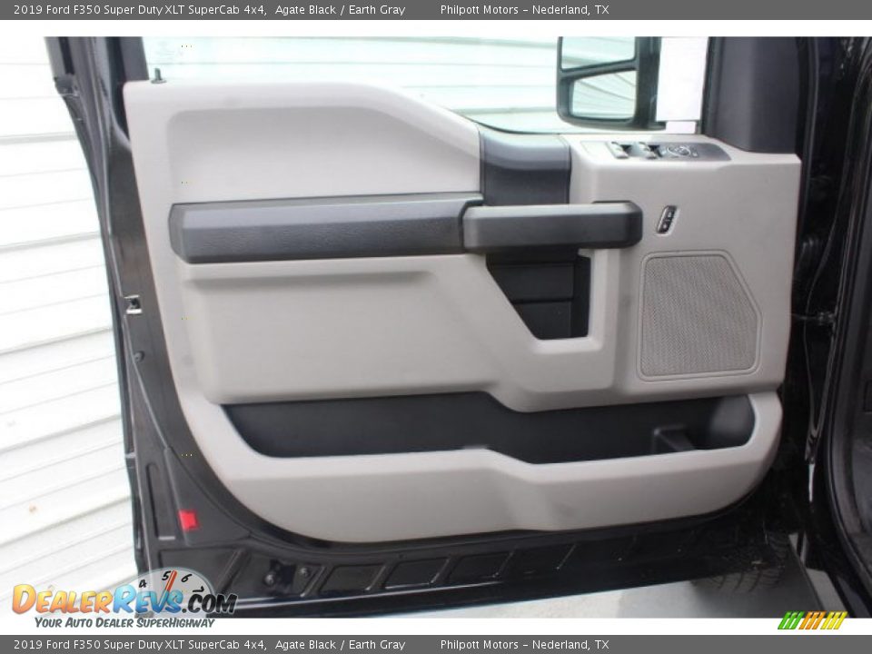 2019 Ford F350 Super Duty XLT SuperCab 4x4 Agate Black / Earth Gray Photo #9