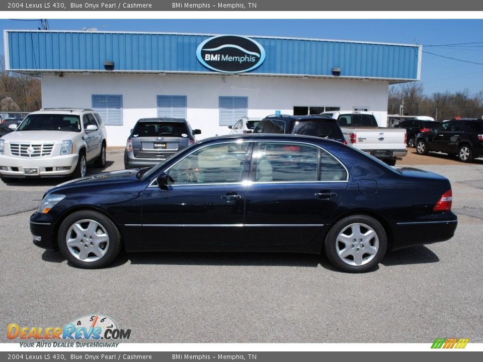 2004 Lexus LS 430 Blue Onyx Pearl / Cashmere Photo #2