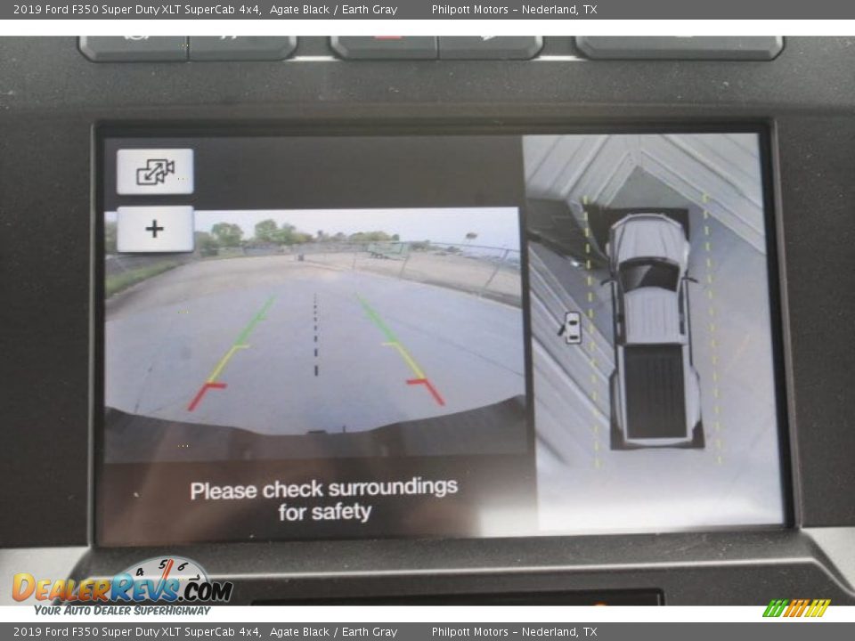 2019 Ford F350 Super Duty XLT SuperCab 4x4 Agate Black / Earth Gray Photo #13