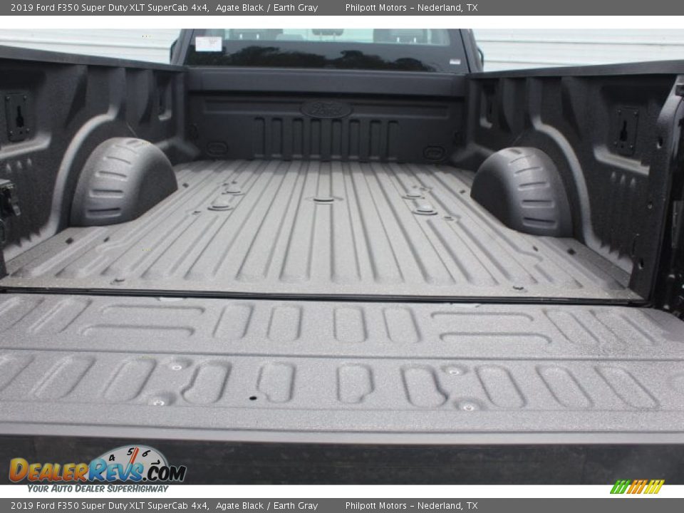 2019 Ford F350 Super Duty XLT SuperCab 4x4 Agate Black / Earth Gray Photo #20
