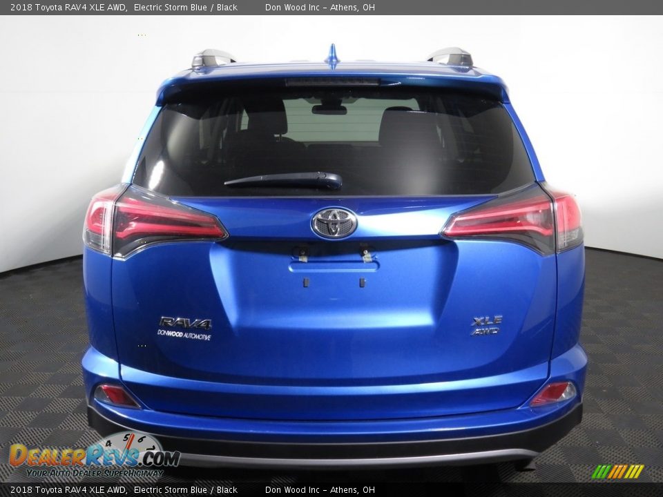 2018 Toyota RAV4 XLE AWD Electric Storm Blue / Black Photo #5