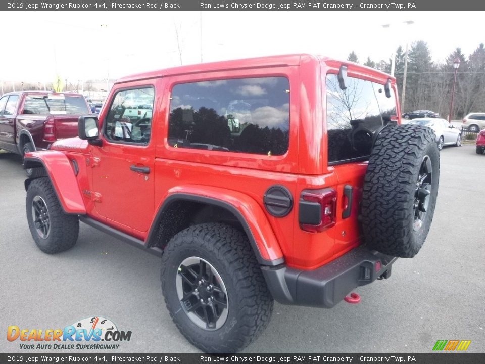 2019 Jeep Wrangler Rubicon 4x4 Firecracker Red / Black Photo #3