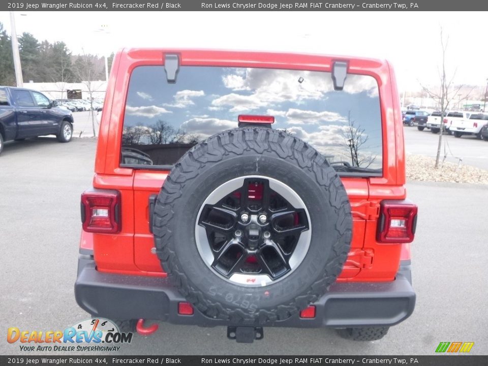 2019 Jeep Wrangler Rubicon 4x4 Firecracker Red / Black Photo #4