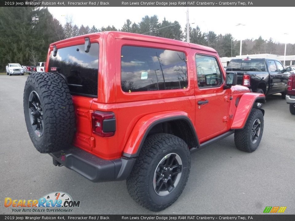 2019 Jeep Wrangler Rubicon 4x4 Firecracker Red / Black Photo #5