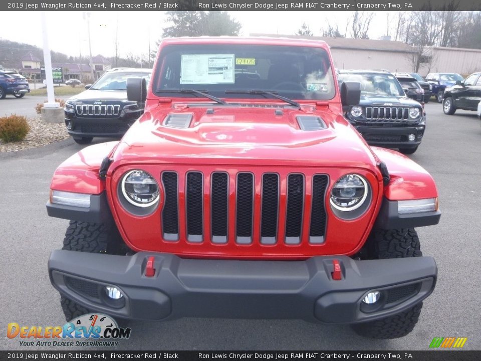 2019 Jeep Wrangler Rubicon 4x4 Firecracker Red / Black Photo #8