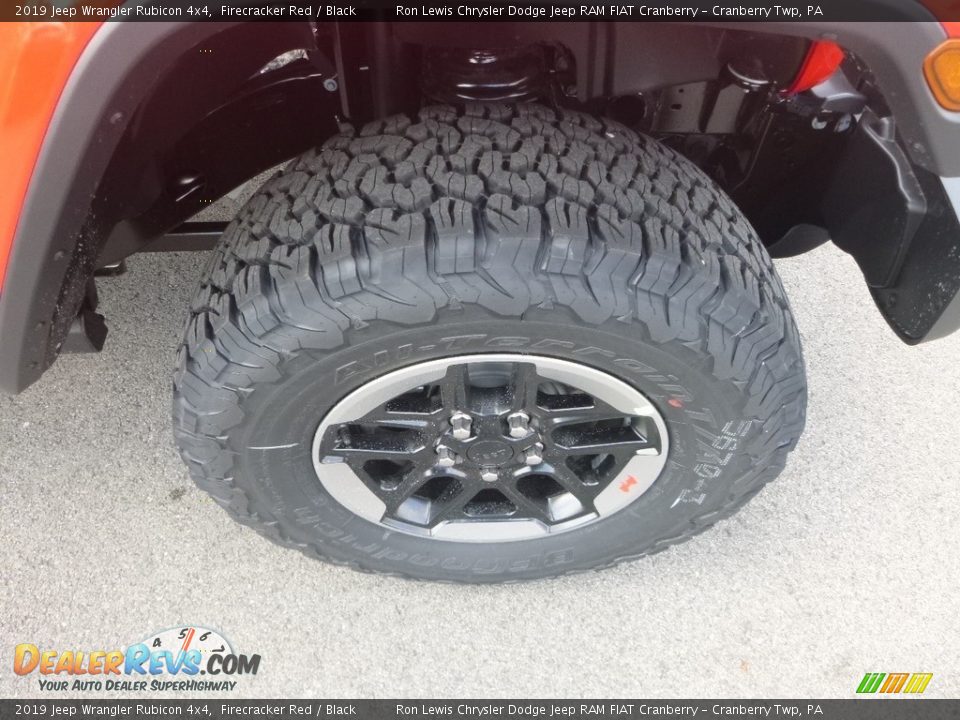 2019 Jeep Wrangler Rubicon 4x4 Firecracker Red / Black Photo #9