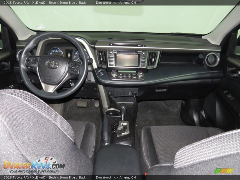 2018 Toyota RAV4 XLE AWD Electric Storm Blue / Black Photo #15