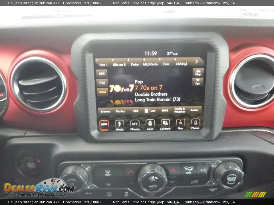 2019 Jeep Wrangler Rubicon 4x4 Firecracker Red / Black Photo #16