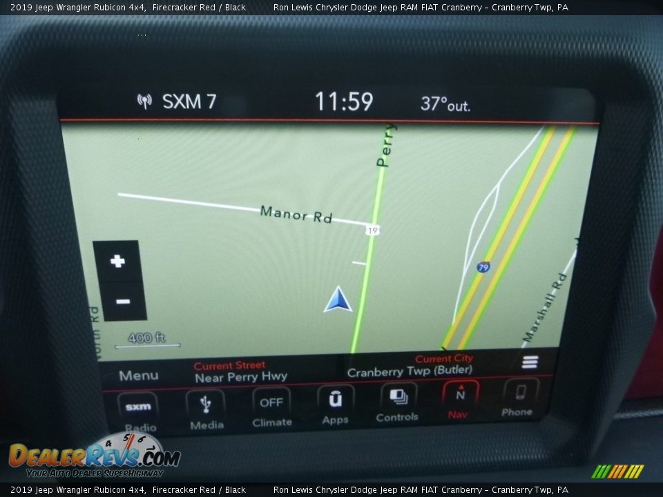 Navigation of 2019 Jeep Wrangler Rubicon 4x4 Photo #17