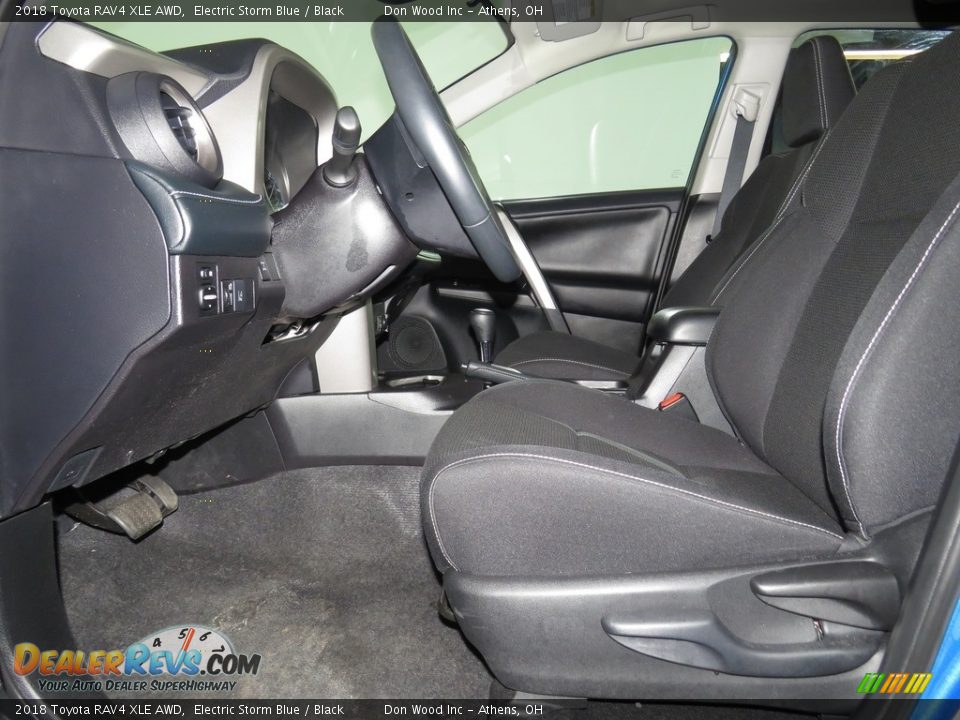 2018 Toyota RAV4 XLE AWD Electric Storm Blue / Black Photo #21