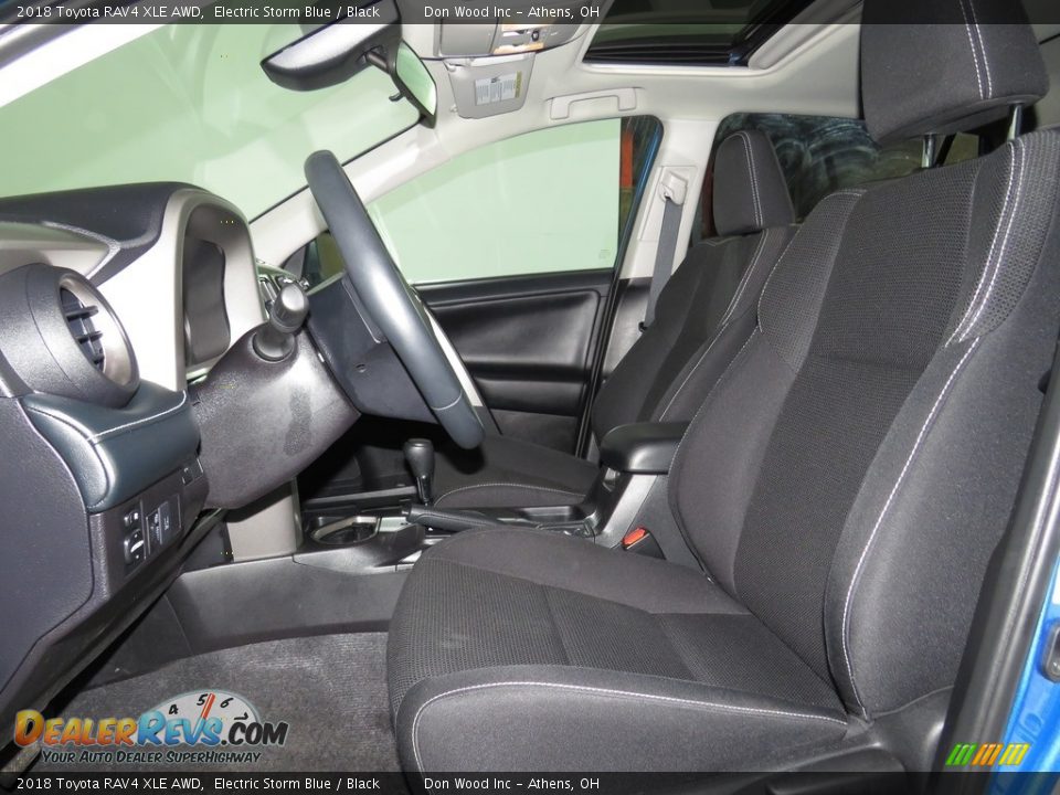 2018 Toyota RAV4 XLE AWD Electric Storm Blue / Black Photo #22