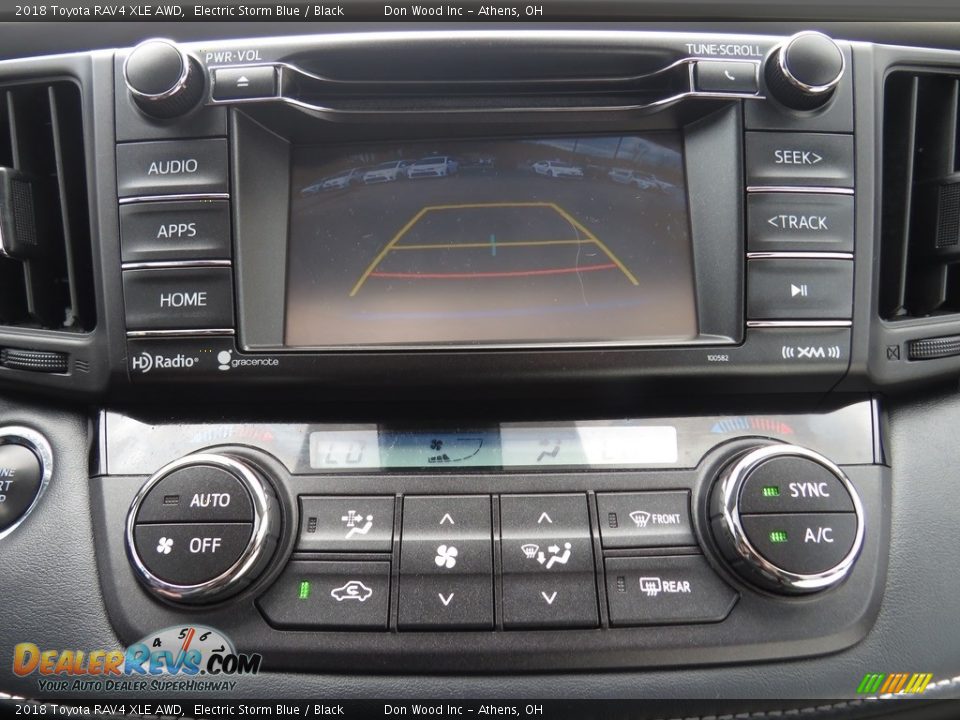 2018 Toyota RAV4 XLE AWD Electric Storm Blue / Black Photo #23