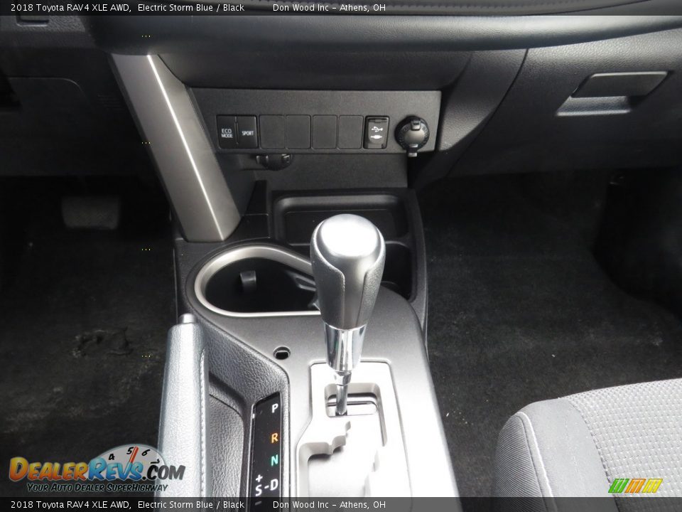 2018 Toyota RAV4 XLE AWD Electric Storm Blue / Black Photo #25