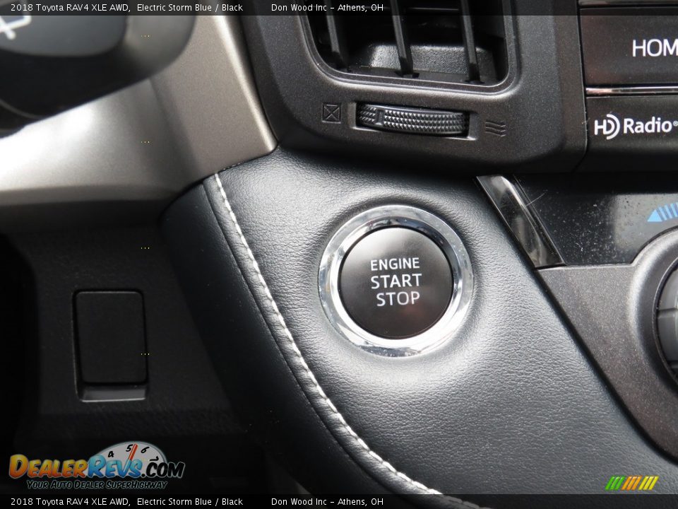 2018 Toyota RAV4 XLE AWD Electric Storm Blue / Black Photo #29