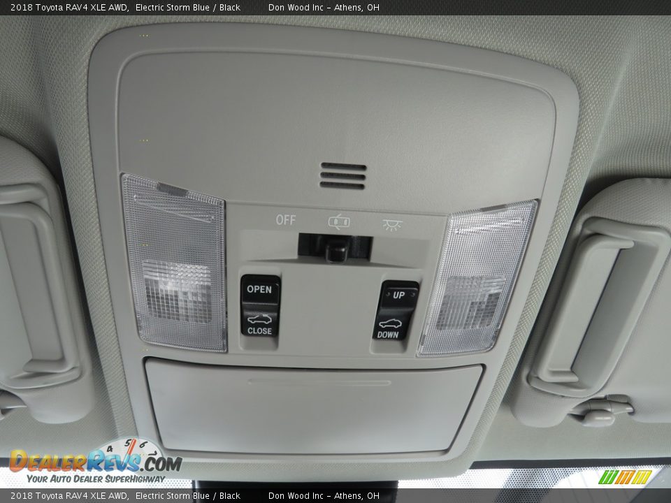 2018 Toyota RAV4 XLE AWD Electric Storm Blue / Black Photo #30
