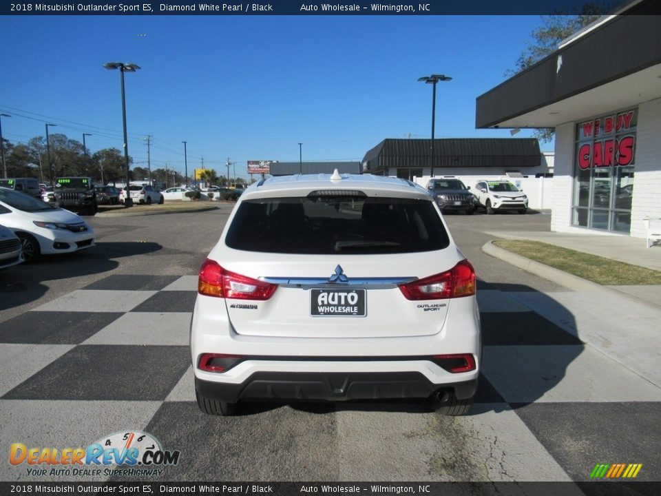 2018 Mitsubishi Outlander Sport ES Diamond White Pearl / Black Photo #4