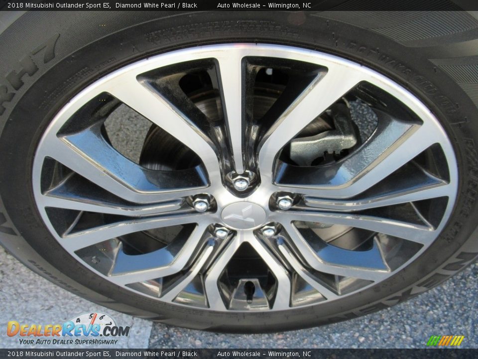 2018 Mitsubishi Outlander Sport ES Diamond White Pearl / Black Photo #7