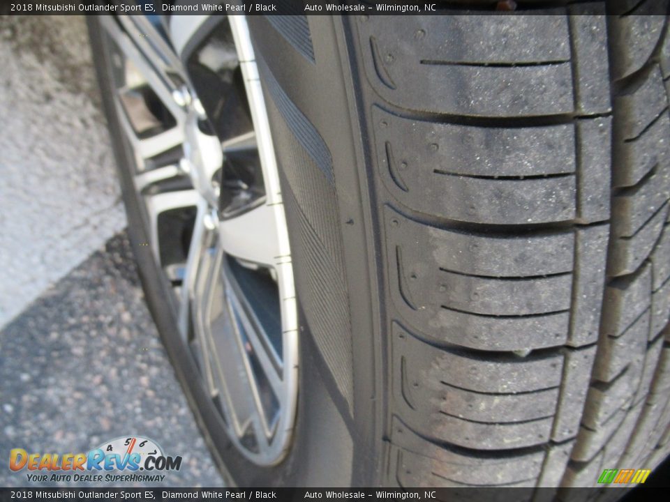 2018 Mitsubishi Outlander Sport ES Diamond White Pearl / Black Photo #8