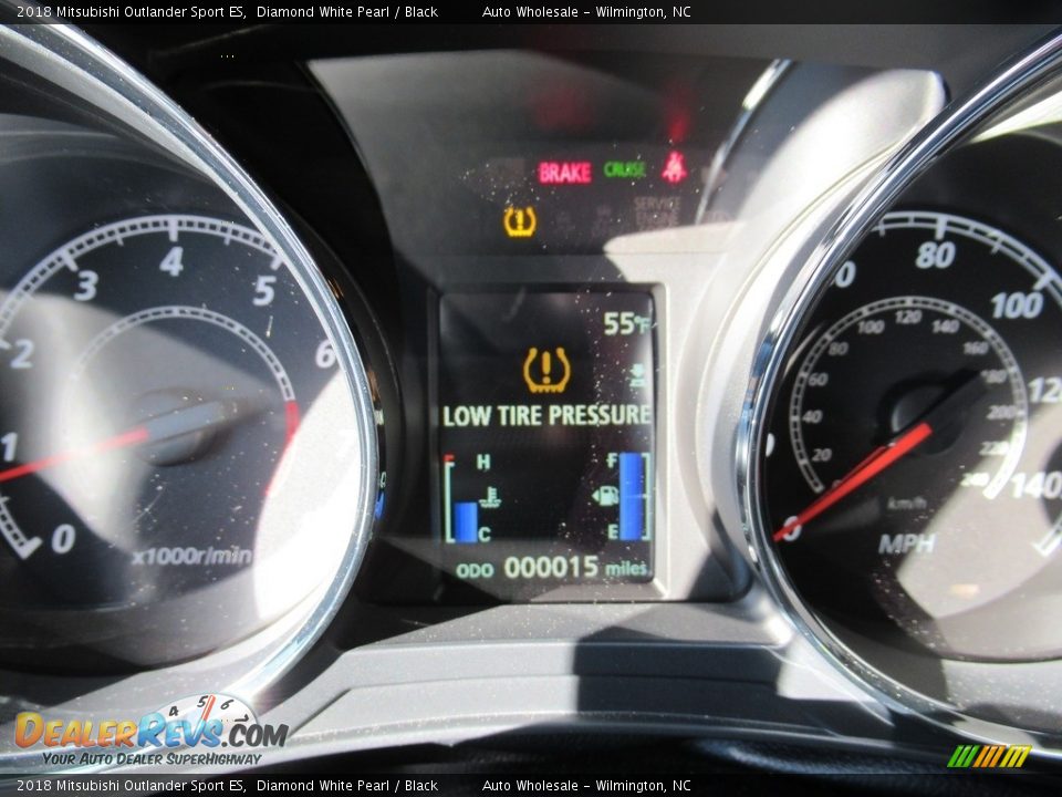 2018 Mitsubishi Outlander Sport ES Diamond White Pearl / Black Photo #15