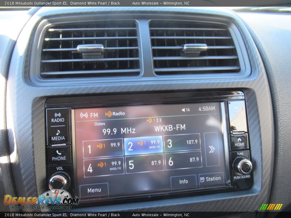 2018 Mitsubishi Outlander Sport ES Diamond White Pearl / Black Photo #16