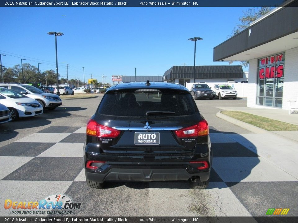 2018 Mitsubishi Outlander Sport LE Labrador Black Metallic / Black Photo #4