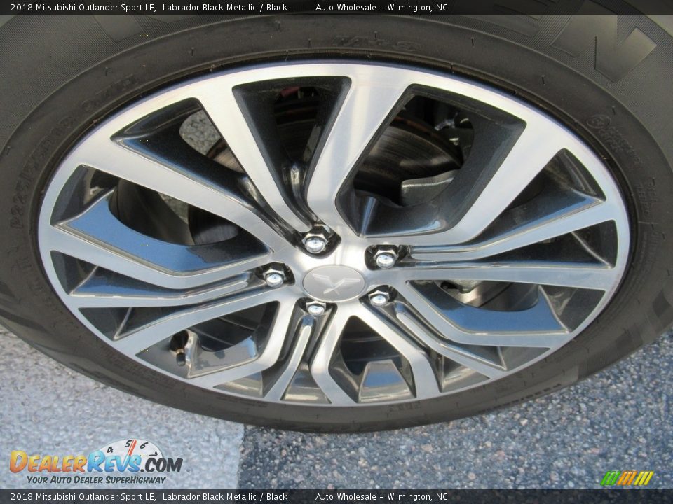 2018 Mitsubishi Outlander Sport LE Labrador Black Metallic / Black Photo #7
