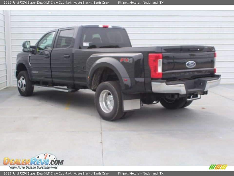 2019 Ford F350 Super Duty XLT Crew Cab 4x4 Agate Black / Earth Gray Photo #6