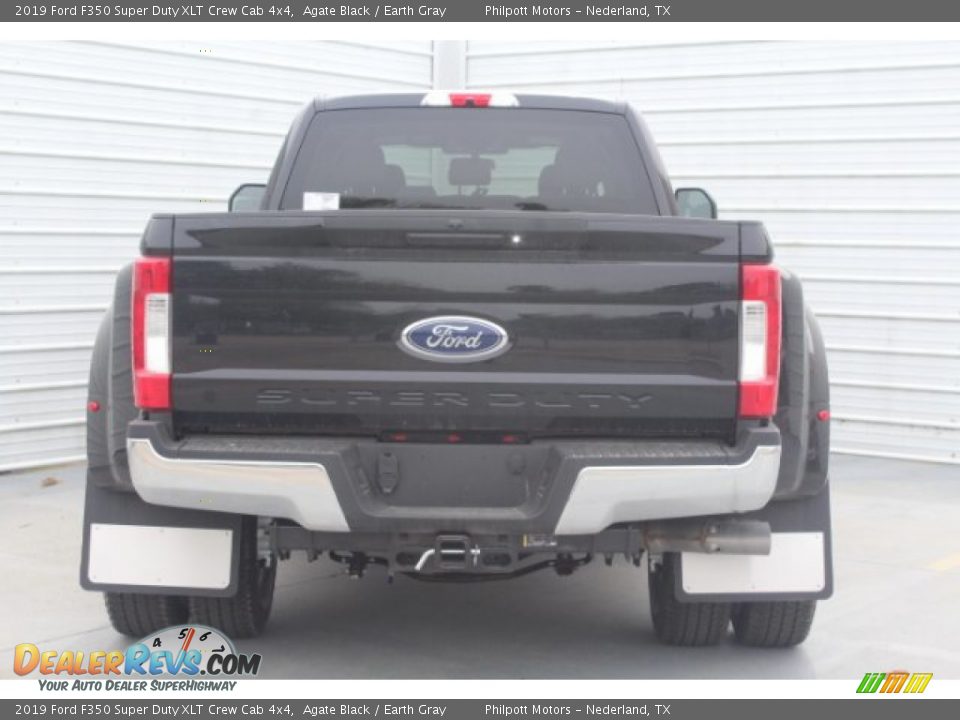 2019 Ford F350 Super Duty XLT Crew Cab 4x4 Agate Black / Earth Gray Photo #7