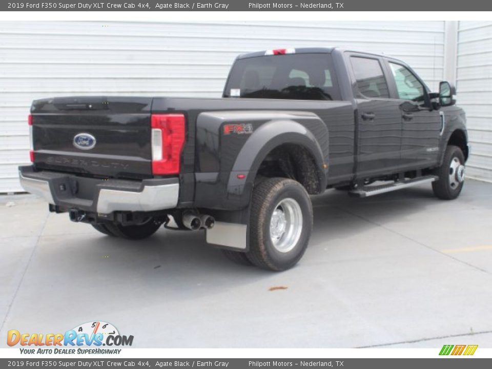 2019 Ford F350 Super Duty XLT Crew Cab 4x4 Agate Black / Earth Gray Photo #8