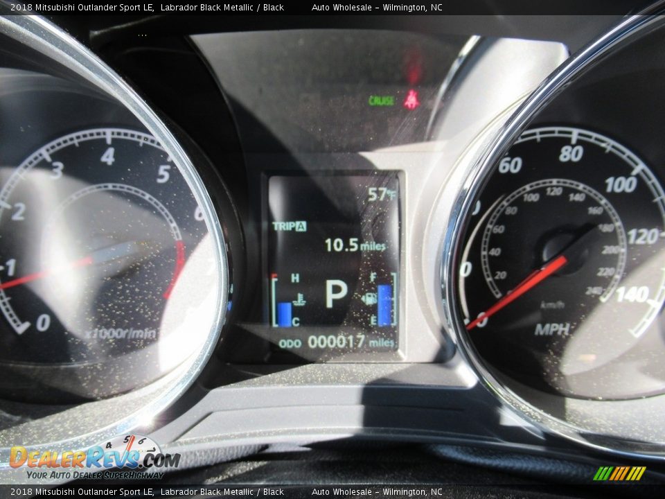 2018 Mitsubishi Outlander Sport LE Labrador Black Metallic / Black Photo #15