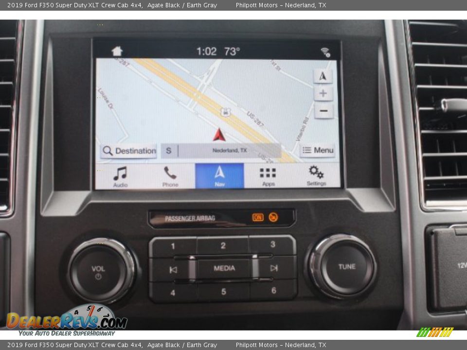 2019 Ford F350 Super Duty XLT Crew Cab 4x4 Agate Black / Earth Gray Photo #11