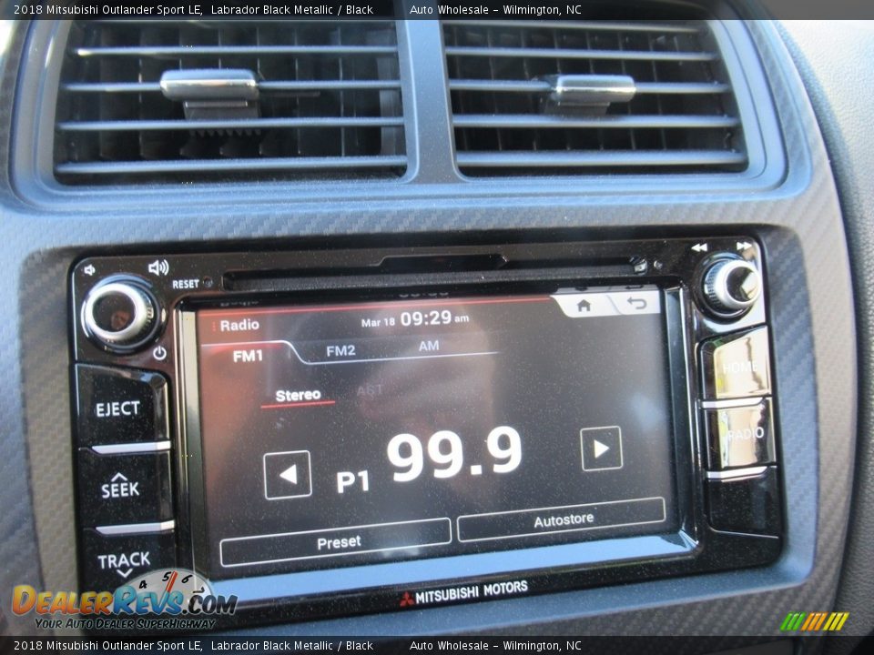 2018 Mitsubishi Outlander Sport LE Labrador Black Metallic / Black Photo #16