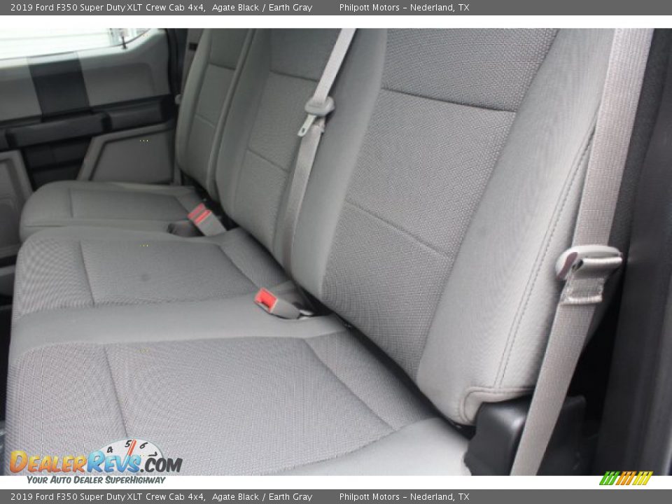 2019 Ford F350 Super Duty XLT Crew Cab 4x4 Agate Black / Earth Gray Photo #16