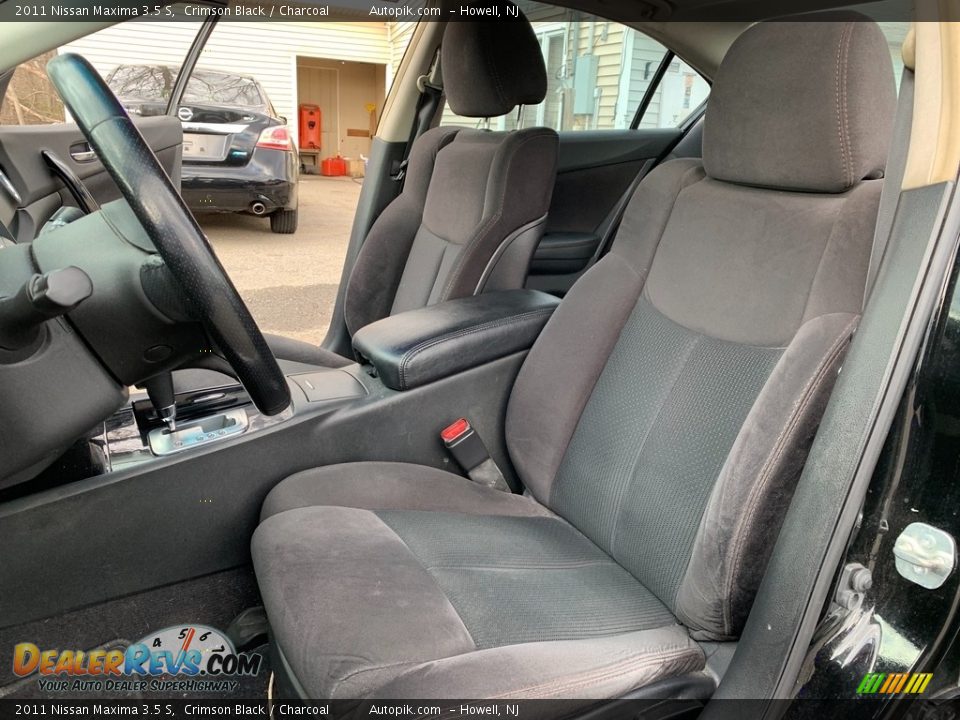2011 Nissan Maxima 3.5 S Crimson Black / Charcoal Photo #16