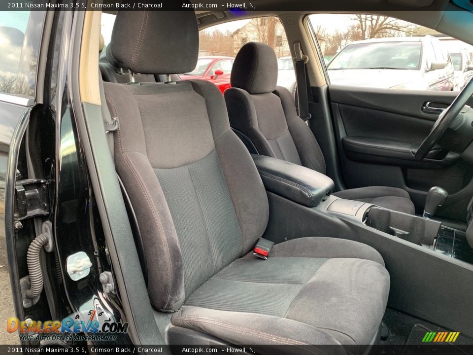 2011 Nissan Maxima 3.5 S Crimson Black / Charcoal Photo #17