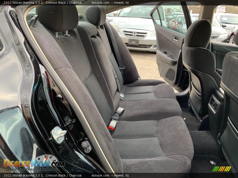 2011 Nissan Maxima 3.5 S Crimson Black / Charcoal Photo #19