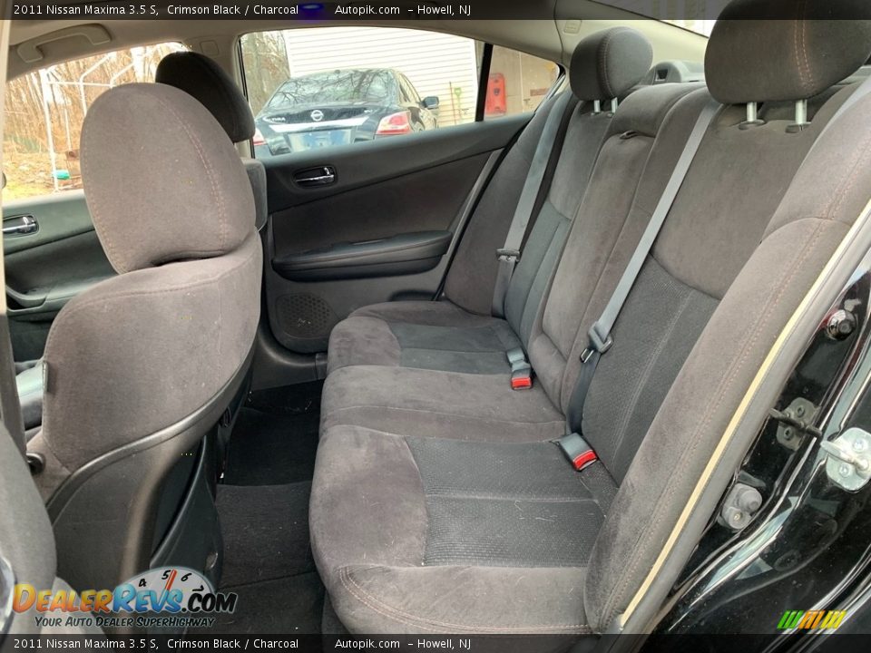 2011 Nissan Maxima 3.5 S Crimson Black / Charcoal Photo #20