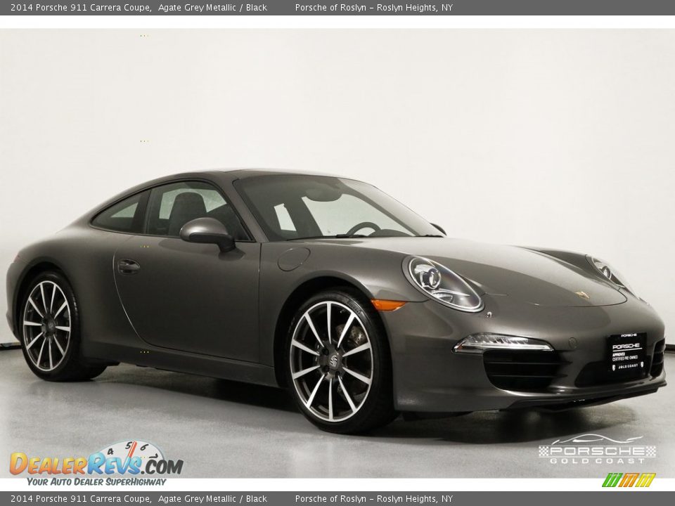 2014 Porsche 911 Carrera Coupe Agate Grey Metallic / Black Photo #1