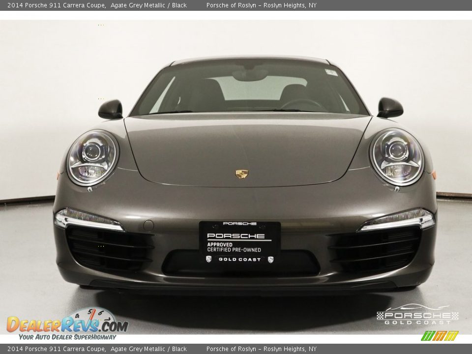 2014 Porsche 911 Carrera Coupe Agate Grey Metallic / Black Photo #2