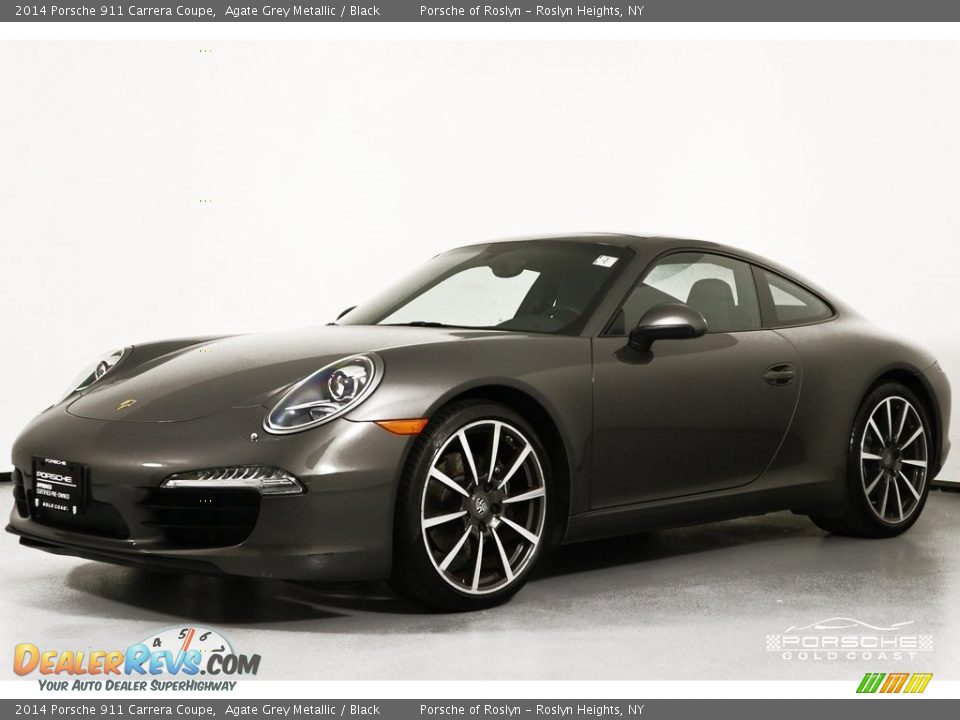 2014 Porsche 911 Carrera Coupe Agate Grey Metallic / Black Photo #3