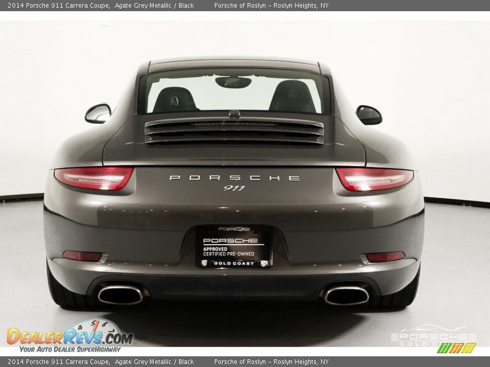2014 Porsche 911 Carrera Coupe Agate Grey Metallic / Black Photo #6